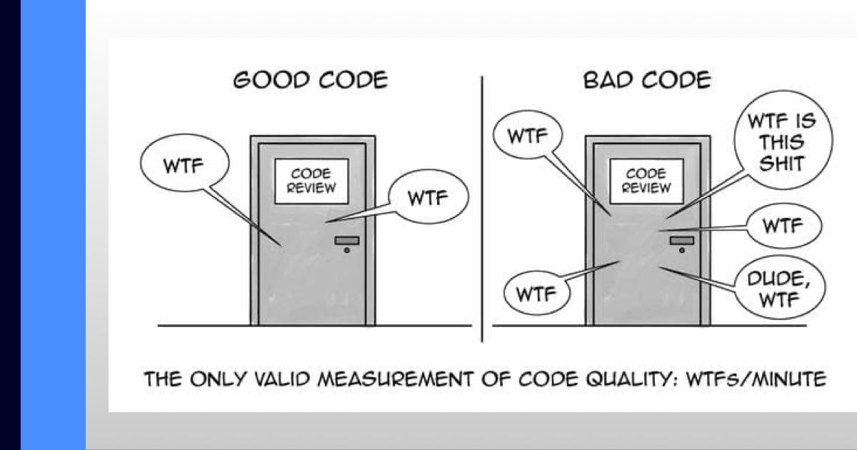 Good vs. Bad code meme